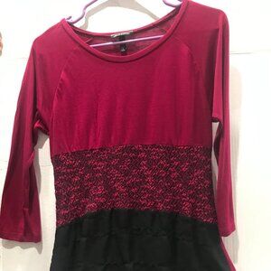 Allison Brittney blouse , long sleeve blouse, Small, Women